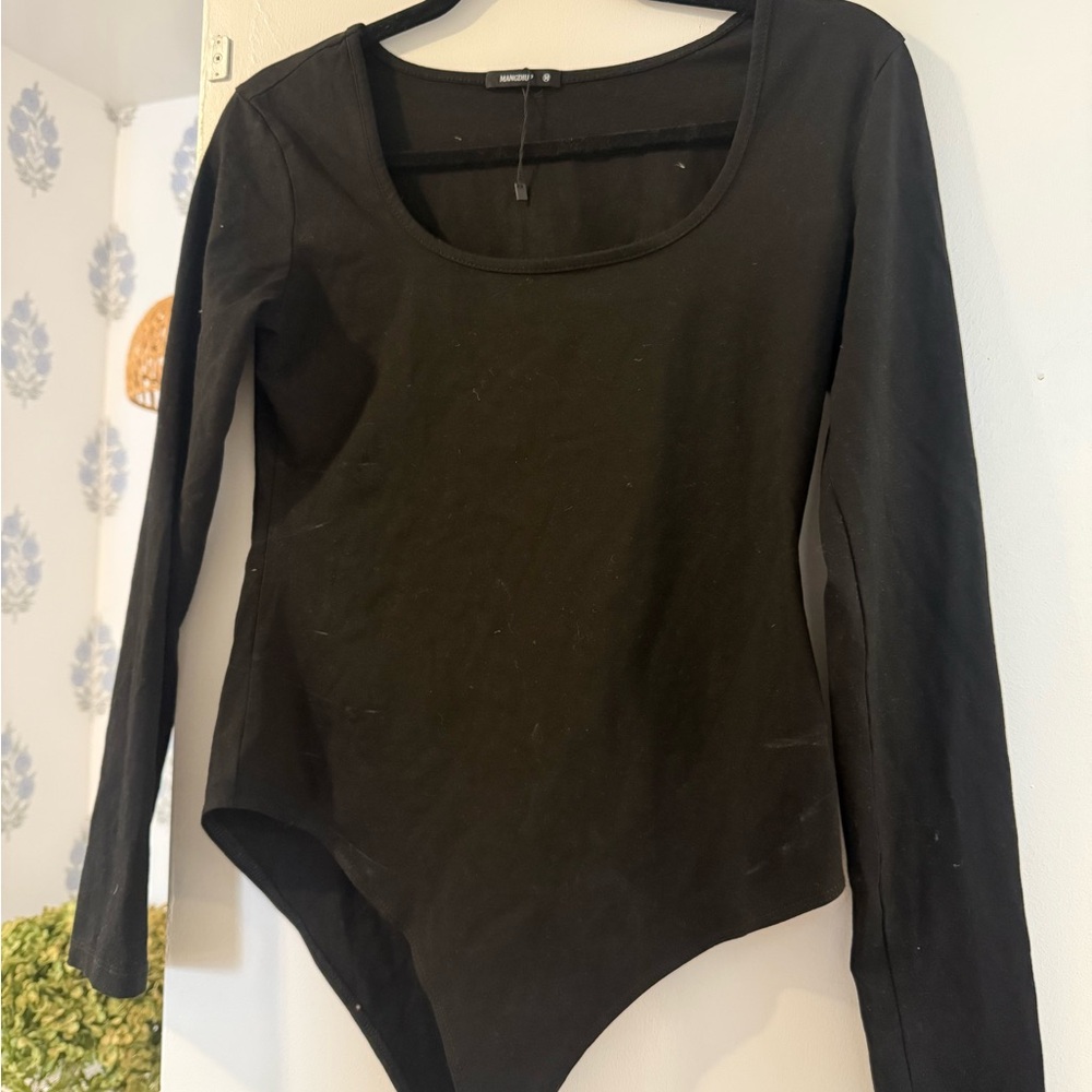 Black Long Sleeve Bodysuit